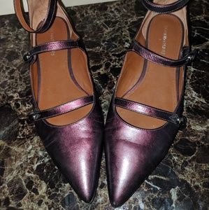 Donald J Pliner Purple Flats